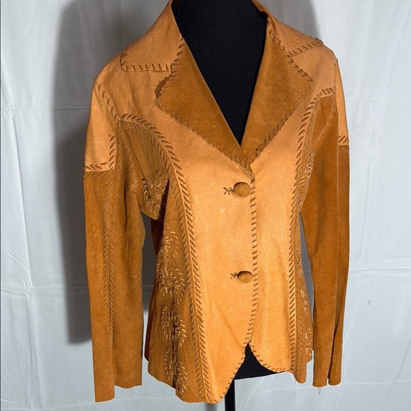 Tansmith leather Light Weight Women's Jacket in Rich Tan Size M - Picture 1 of 15